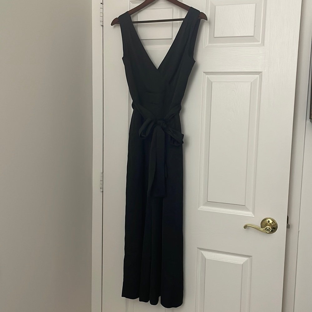 Jcrew Wide Leg V-neck Jumpsuit